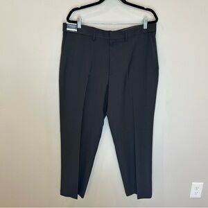 Men’s Haggar Premium Comfort Dress Pants, Charcoal, 38x30